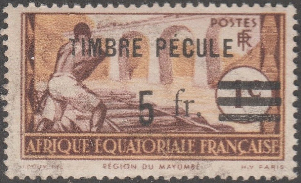 AEF French Equatorial Africa stamps Timbre Pecule